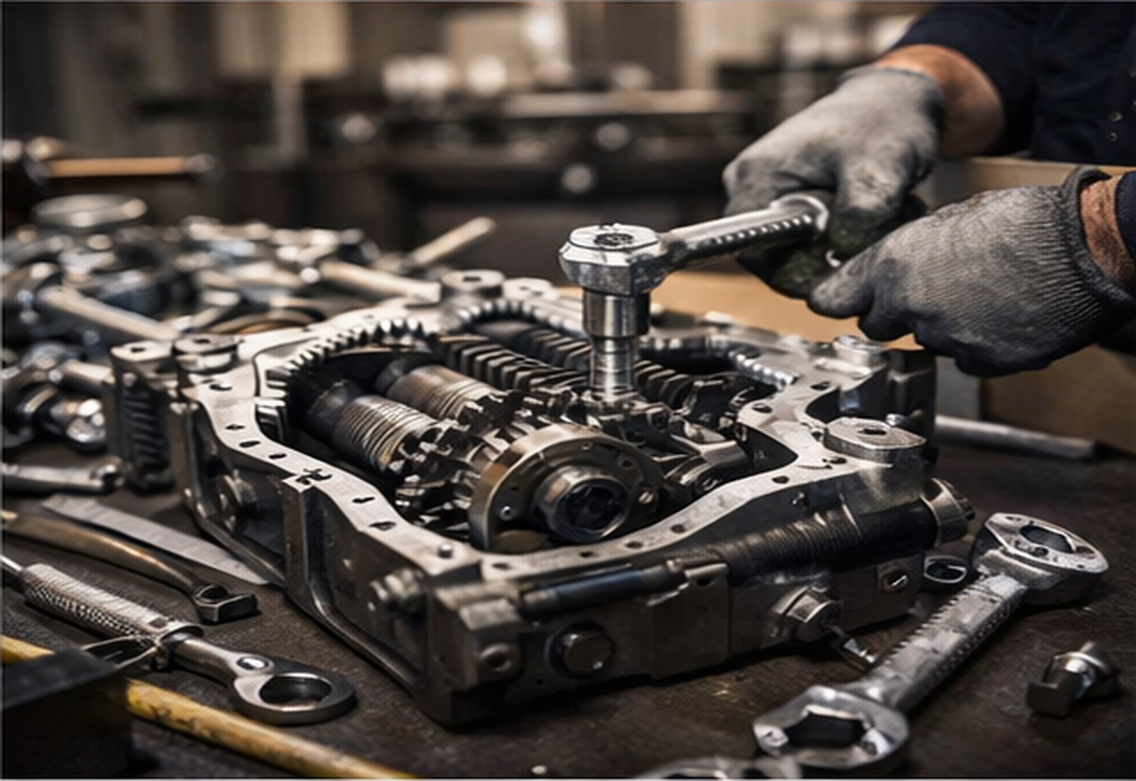 Maschinenbau — Analyse, Demontage und Reparatur komplexer mechanischer Systeme